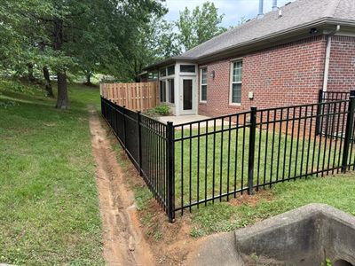 Aluminum fence installed in Lyndon KY