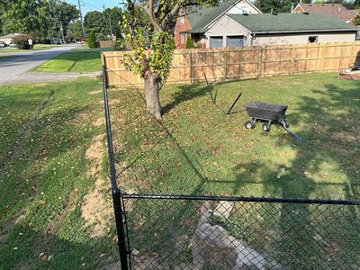 Residential chain link fencing in Pleasure Ridge Park