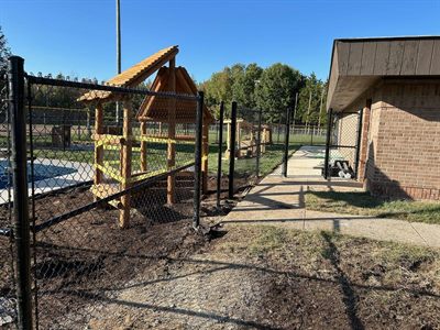 Commercial fence project Okolona Jefferson County KY