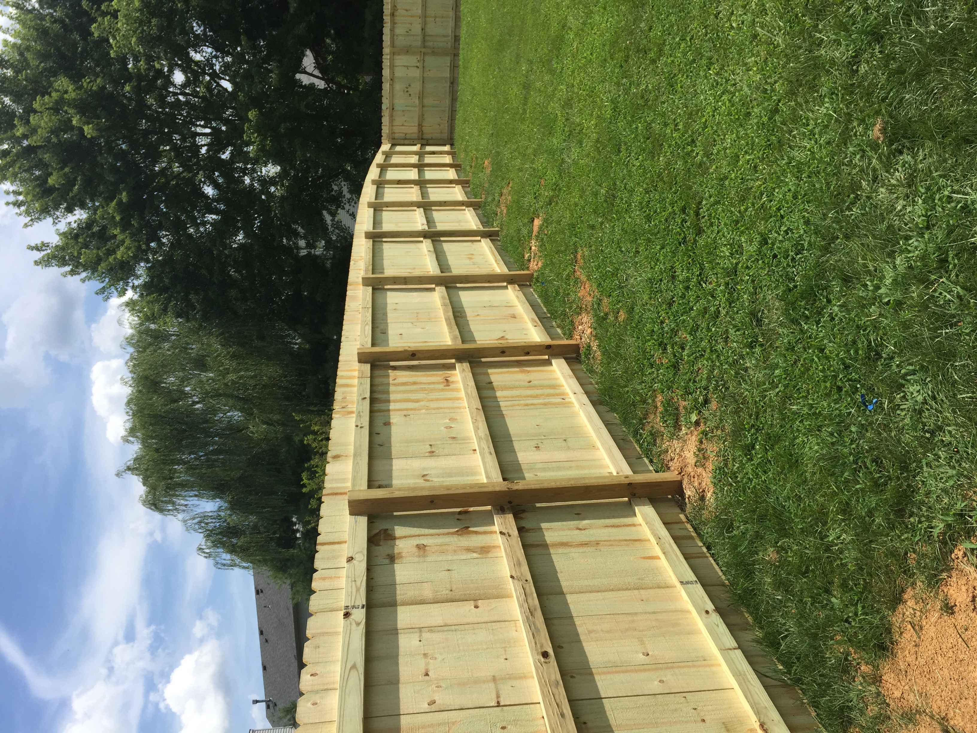 Ruth Fence and Deck completed privacy fence Louisville KY